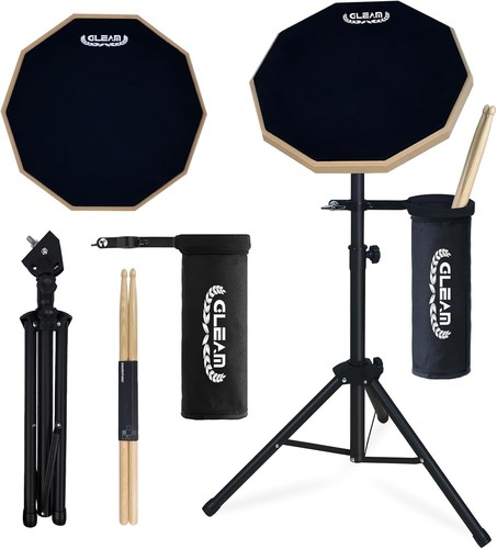 Drum practice pad with iron - drum,